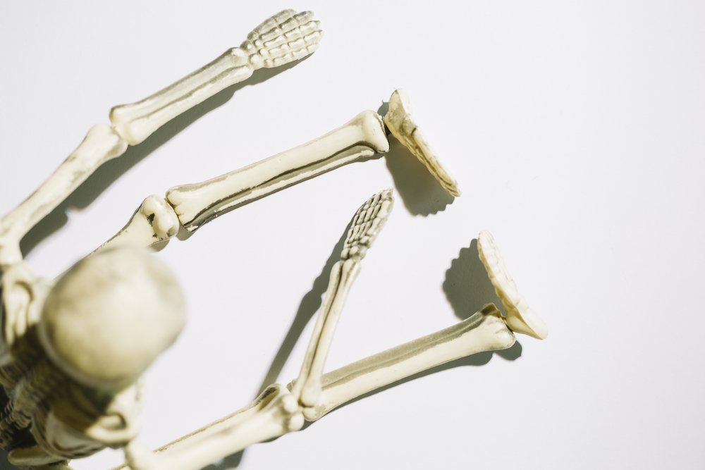 scheletro. salute dell'osso osteopenia